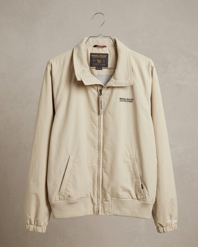 Woolrich giacca vento beige - giacca,