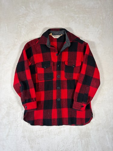 Giacca camicia lana vintage