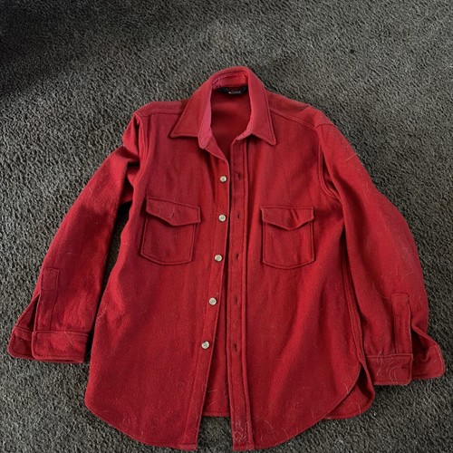 Giacca boscaiolo lana rossa - lana,