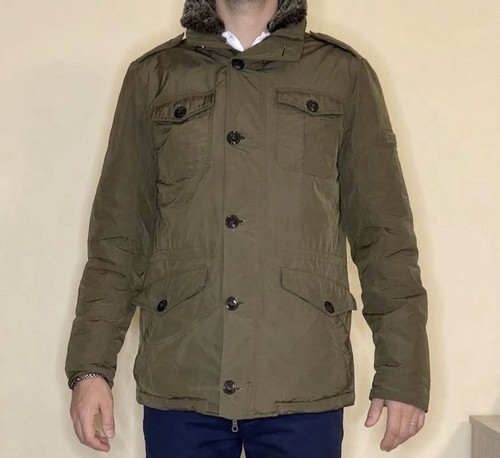 Woolrich parka uomo verde - m, in