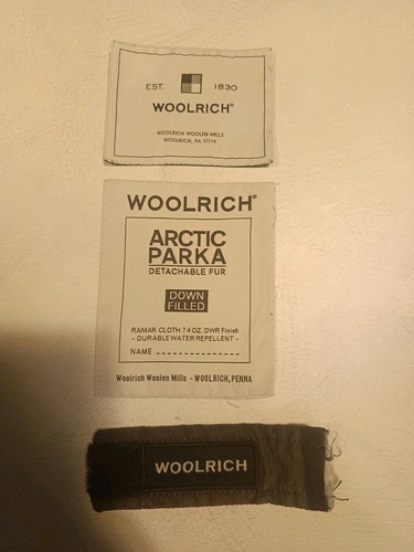 Kit etichette woolrich - kit,