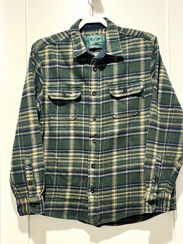 Woolrich uomo verde plaid - m,